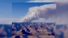 L'un des incendies qui a touché le secteur du Grand Canyon, aux États-Unis. 