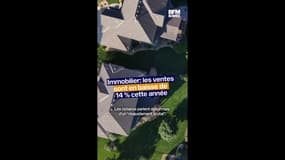 Immobilier: les ventes sont en baisse