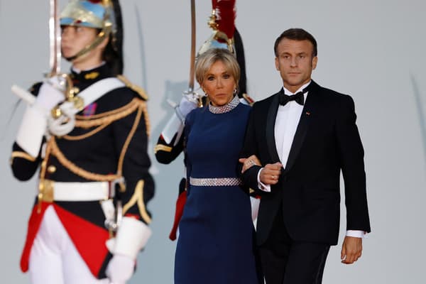 Brigitte Macron et Emmanuel Macron, Versailles 2023