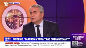 Xavier Bertrand: "Emmanuel Macron aurait dû entendre le pays et ne pas porter la réforme des retraites maintenant"