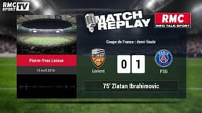 Lorient-PSG (0-1): le Goal Replay avec le son RMC Sport