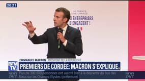 Emmanuel Macron reprend l’expression "premiers de cordée" et précise sa pensée