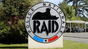 Le logo du RAID à Bièvres, en banlieue parisienne, le 21 septembre 2017. Photo d'illustration
