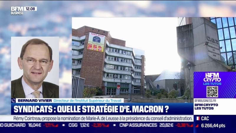 Syndicats : quelle stratégie d'Emmanuel Macron ?