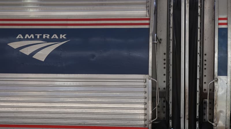 Un train Amtrak aux États-Unis (PHOTO D'ILLUSTRATION)