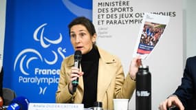 La ministre des Sports Amélie Oudéa-Castéra 