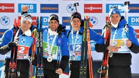 Biathlon (Hochfilzen) : "On n'a pas à être déçu de cette 2e place" insiste Jacquelin après le relais