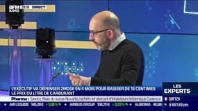 Les Experts: L'exécutif va dépenser 2 milliards d'euros en quatre mois pour baisser de 15 centimes le prix du litre de carburant - 14/03