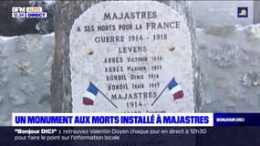 Alpes-de-Haute-Provence: Majastres inaugure son premier monument aux morts