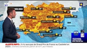 Météo Var: un jeudi toujours aussi ensoleillé et chaud, jusqu'à 34°C à Brignoles