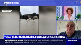Inondations dans l'Est: "Nous avons une crue de 2m50 et on devrait encore monter d'1m20", explique Christian Dietsch, adjoint à la mairie de Sarreguemines