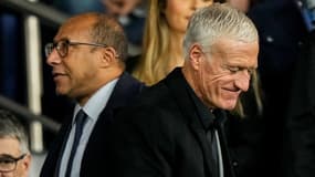 Philippe Diallo et Didier Deschamps en octobre 2023