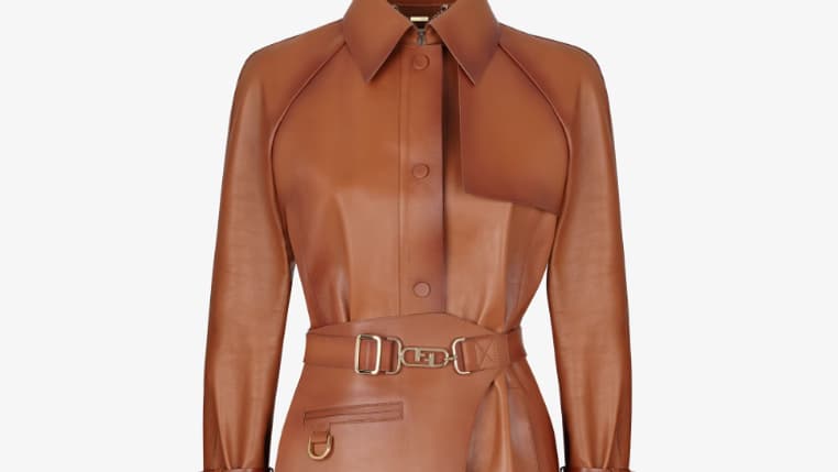 Veste en cuir Fendi Veste en cuir Fendi