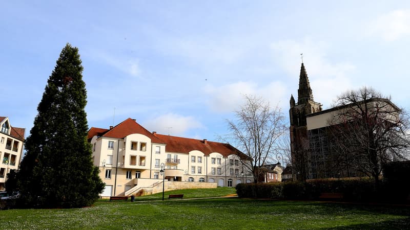 Vue de Crépy-en-Valois, dans l'Oise.