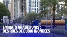 Dubaï: de fortes pluies provoquent des inondations  