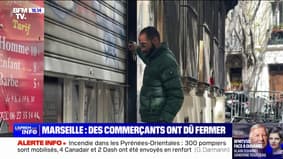 In Marseille, traders near rue Tivoli had to close