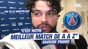 PSG 38-23 Montpellier : "C'est notre meilleur match de A à Z", savoure Prandi