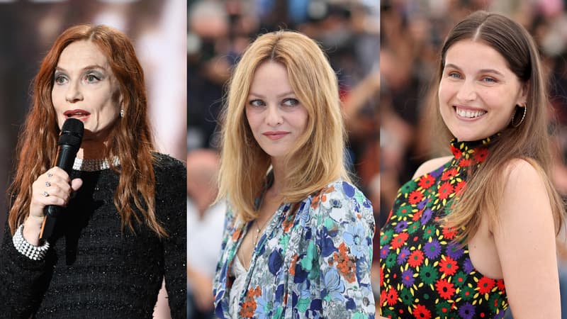 Isabelle Huppert, Vanessa Paradis et Laetitia Casta. 