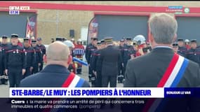 Le Muy: les pompiers mis à l'honneur pour la Sainte-Barbe