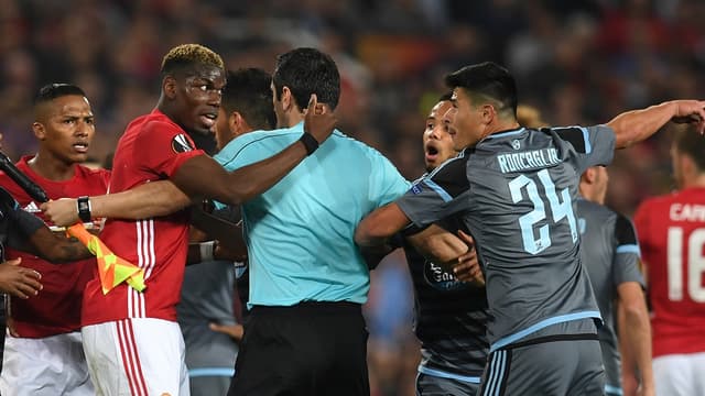 Pogba énervé contre le Celta Vigo