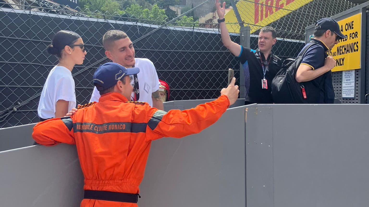 Marco Verratti lors du GP de Monaco.
