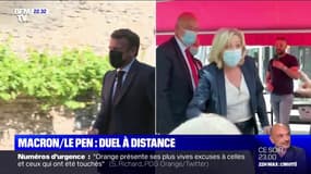 Emmanuel Macron et Marine Le Pen à la rencontre des Français