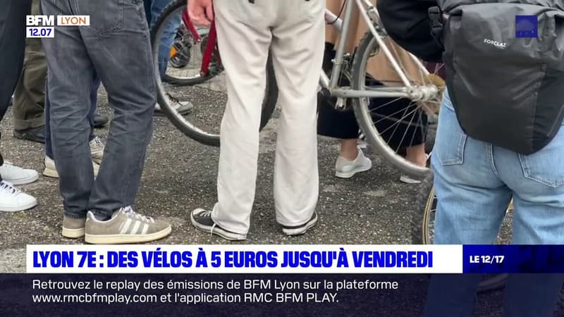 Lyon: des vélos à 5 euros jusqu'à ce vendredi