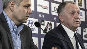 Bruno Genesio et Jean-Michel Aulas