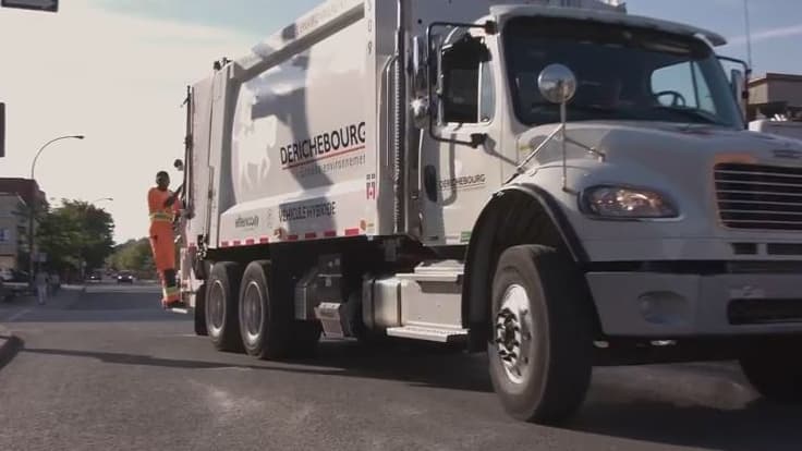 Au Québec, la société Derichebourg Environnement a équipé ses 80 camions de la technologie "start-stop" qui consomment 30% de carburant en moins.