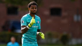 Nicolas Tié lors du match de Youth League entre Lille et Chelsea (2-0), le 2 octobre 2019