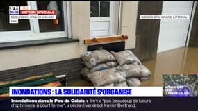 Inondations: la solidarité s'organise dans le Pas-de-Calais