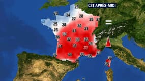 De très fortes chaleurs dans le sud-est et de la pluie en Bretagne au programme de ce mercredi