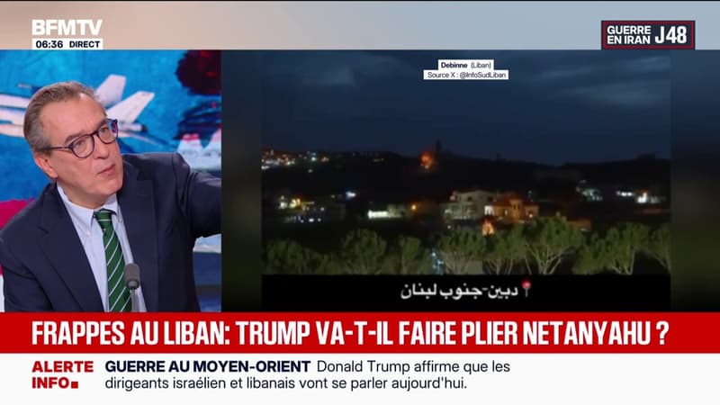 Guerre au Moyen-Orient: Donald Trump "jugerait bienvenue la fin des hostilités au Liban"