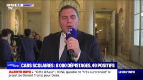 Dépistages des chauffeurs: "J'ai souhaité que les sociétés qui ont en charge le transport de nos enfants puissent mener des tests en permanence", explique Philippe Tabarot, ministre des Transports