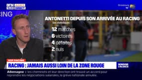 Racing Club de Strasbourg: le bon bilan de Frédéric Antonetti depuis son arrivée 