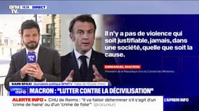 Violences: en conseil des ministres, Emmanuel Macron appelle son gouvernement à "contrer ce processus de décivilisation"