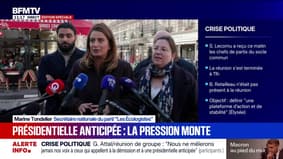 "Il y a beaucoup de points d'accord": Marine Tondelier s'exprime à la sortie de la réunion entre LFI, les Écologistes, Génération.s et les ex-LFI