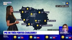 Météo à Paris: un grand soleil et des températures suffocantes ce lundi avec  34°C à Paris