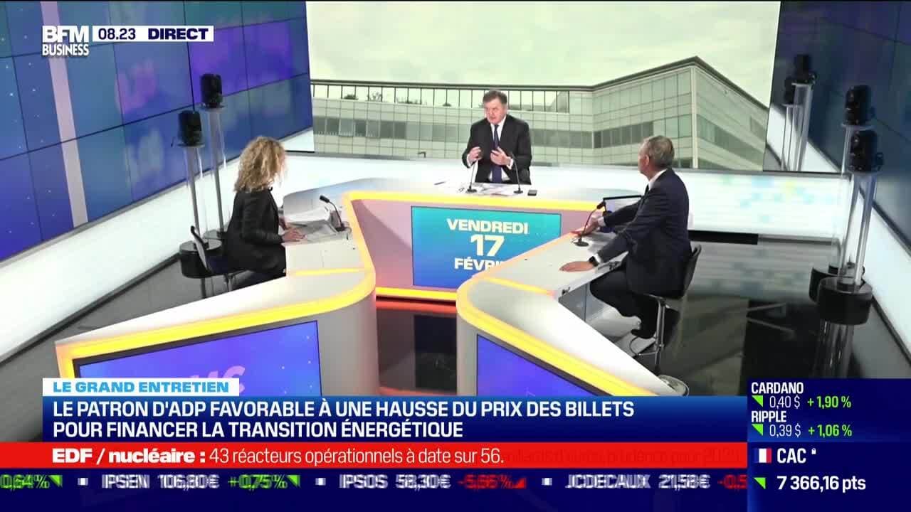 Augustin de (Groupe ADP) Le groupe ADP repassé dans le vert