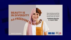 Une campagne célébrant la diversité et "la liberté dans le hijab" du Conseil de l'Europe a provoqué une polémique en France