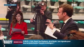 Macron s'invite à un débat en Gironde et se fait prendre à partie par une femme "gilet jaune"