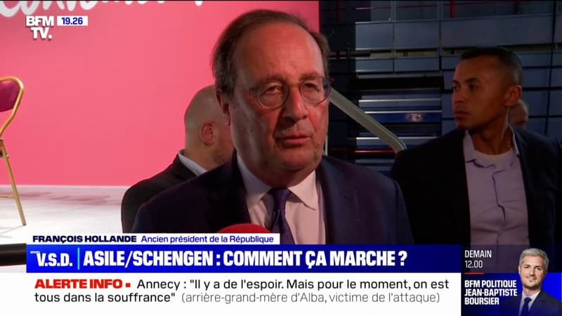 Attaque au couteau à Annecy: François Hollande appelle les dirigeants politiques à 