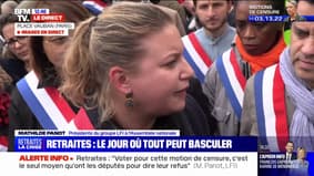Retraites: pour Mathilde Panot, le gouvernement "a utilisé tous les outils anti-démocratiques de la Vème République"