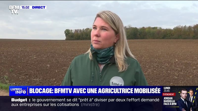 Amandine Muret, agricultrice céréalière: 