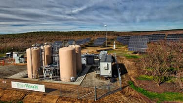La centrale de production et de stockage développée dans la ville de Turlock en Californie, permet de stocker une grande quantité d'énergie.