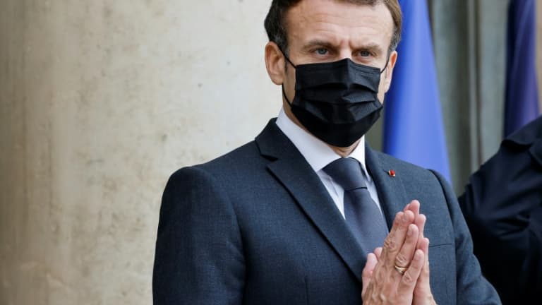 Le président Macron le 17 novembre 2021 à Paris