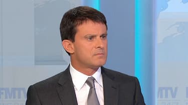 Manuel Valls, vendredi, sur le plateau de BFMTV.
