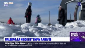 Valberg: la neige est enfin arrivée, les skieurs ravis