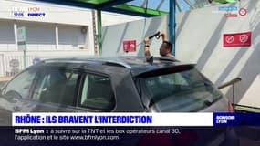 Rhône/Sécheresse : ils bravent l'interdiction