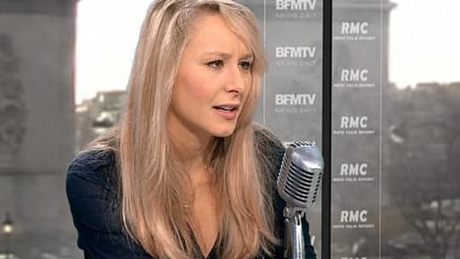 Marion Maréchal-Le Pen, lundi 18 mars 2013 sur RMC et sur BFMTV.